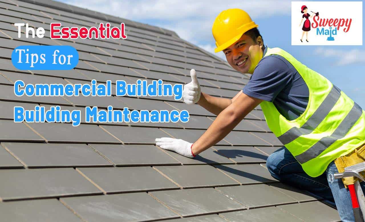 High-quality commercial building roof maintenance by Sweepy Maids professionals.