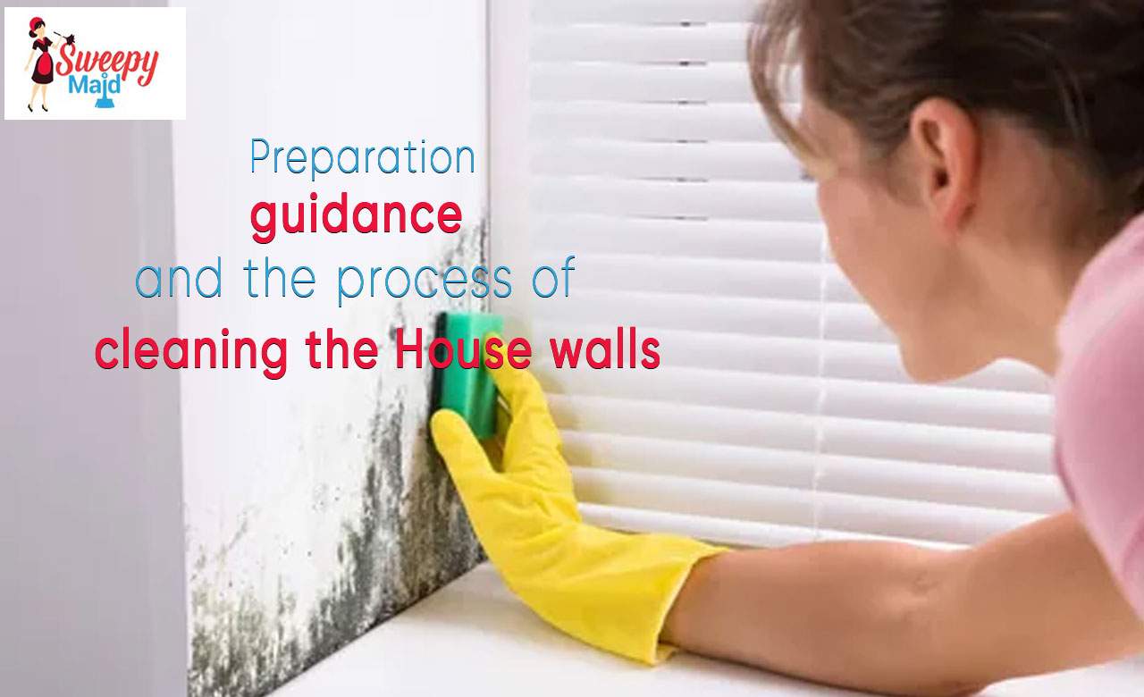 Preparation guidance and the process of cleaning the House walls