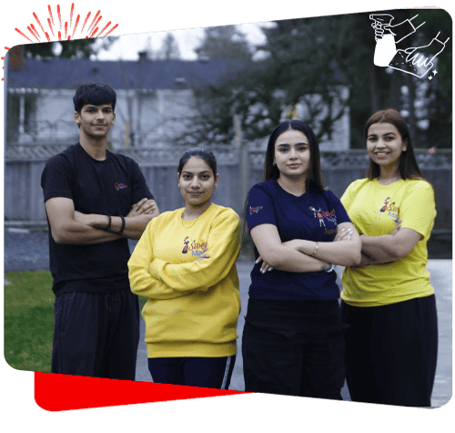 Professional Sweepy Maids cleaning team ready for house or office cleaning services.